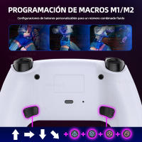 Mando para PS5 PS4 PS3 Gamepad Control Joystick inalámbrico Compatible con PS 5 DualSense Controlador de Juego para PC/STEAM/ANDROID/IOS - details 8