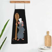 Unisex Ratatouille Remy con cuchara delantal adultos mujeres hombres Chef Tablier cocina para cocinar película animada pintura - details 15
