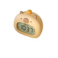 Reloj LED junto a la cama, despertador para niños, entrenador de sueño para niños, pantalla de temperatura con Control recargable - details 0