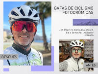 SCVCN gafas fotocromáticas de ciclismo para hombre y mujer, lentes deportivas sin marco para bicicleta de montaña - details 1