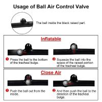 Retractor de vértebra inflable de aire de 3 capas, almohada de cuello en U, soporte para el cuello, tratamiento del Tractor, tracción del dolor de cabeza Cervical - details 14