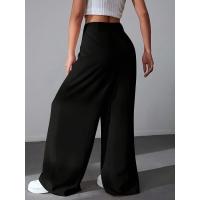 Nuevo vestido clásico para mujer, cómodo, pierna recta, cintura alta, pantalones cálidos sólidos para mujer - details 11