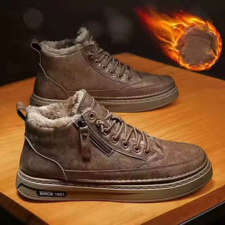 Invierno para hombre cálido en cómodo moda retro felpa anti esquí boo, un ocio, 2025 - 1