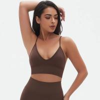 Top sin costuras Nylon de secado rápido Color sólido Adecuado para yoga y estiramientos Deportes profesionales - details 34