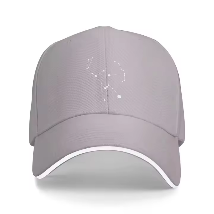 Moda Orion Star Constellation Gorra de béisbol Hombres Mujeres Ajustable Pico Arena Papá Sombreros Golf Sombrero Azul Marino - 1