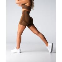 Nylon de poliéster catiónico de estilo europeo y americanoABPantalones cortos de Yoga sin costuras de flor oscura con elevación de cadera grande de hilo de alta elasticidad pantalones de Fitness - details 9