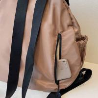 Mochila deportiva de nailon de estilo coreano, bolso de hombro de viaje de nailon de gran capacidad, bolso de mano de Color sólido, bolso de Fitness para ordenador - details 24
