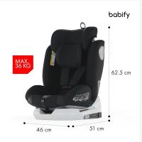 Silla de Coche Isofix para Bebés y Niños Ajustable a 40-150 cm, 360º de Rotación, Seguro y Portátil - details 23