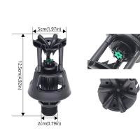 Aspersor de riego giratorio de plástico creativo, boquilla de riego Universal duradera para jardín, aspersor oscilante de 360 ​​grados, césped, 2 uds. - details 0