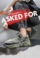 Zapatillas Deportivas Coreanas Transpirables Suela Suave con Cordones Giratorios para Hombre - details 1