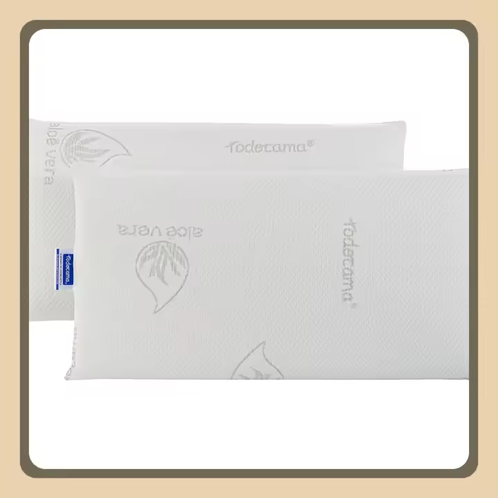 Almohada viscoelástica Aloe Vera (Pack de 2 Unidades - 70 cm) - 1