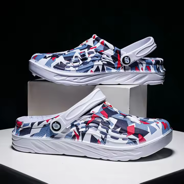 Zapatos transpirables con suela blanda, sandalias de moda, zapatillas, los hombres usan zapatos de playa - 1