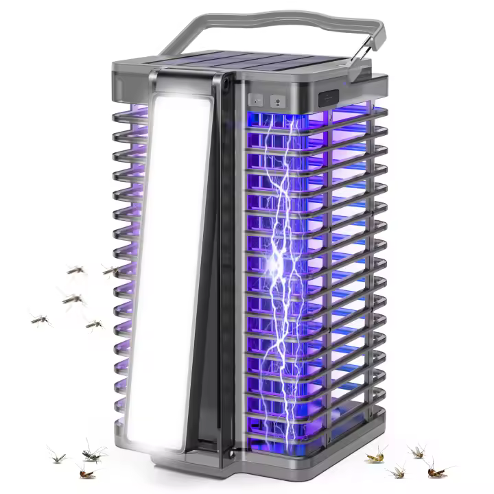 Zapatero de Insectos Eléctrico Recargable de Alta Potencia con Luz UV Uso Interior y Exterior para el Hogar 2 en 1 - 1