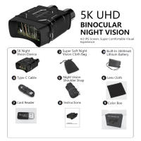 Binoculares NV016 5K UHD visión nocturna con WiFi pantalla de 4 "52MP 10X Zoom Digital telescopio de visión baja/sin luz para caza Camping - details 3