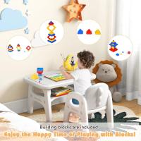 pequeña para bebés, Conjunto y Silla Actividas para niños, Apto para 1-5 años (Gris) - details 1