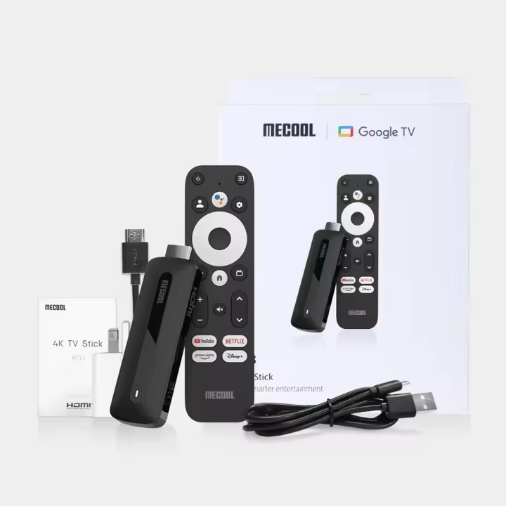 Mecool Stick TV 4K Android 11, WiFi Doble, HDR 10 AV1 Reproductor de Medios - 1