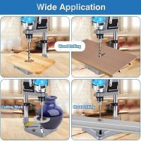 Soporte de taladro eléctrico multifuncional, soporte de taladro de mesa ajustable de 42/38mm, adecuado para bricolaje - details 3