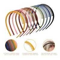 Diadema de Plástico Antideslizante para Mujeres EWENSOO Delgada, Fácil de Peinar, Accesorio de Cabello Deportivo y Ropa - details 8