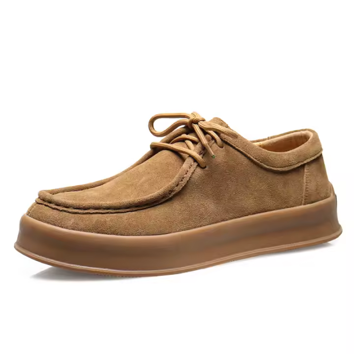 Nuevos zapatos casuales, zapatos de hombre de primavera versátiles con cordones, zapatos de suela baja. - 1