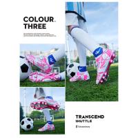 Botas de fútbol FG/TF para niños de alta calidad, zapatos de fútbol profesionales de fútbol sala, tacos escolares para niños y niñas, zapatillas de fútbol para césped - details 20
