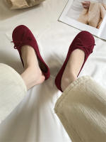 Cabeza redonda boca poco profunda solo zapatos nuevo retro suela suave Doudou zapatos casual fondo plano un pedal ladyshoes - details 30