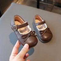Zapatos de cuero para niños, nuevos zapatos planos para niñas de primavera y otoño con lazo, zapatos informales versátiles de moda de princesa para niños, suela blanda - details 14