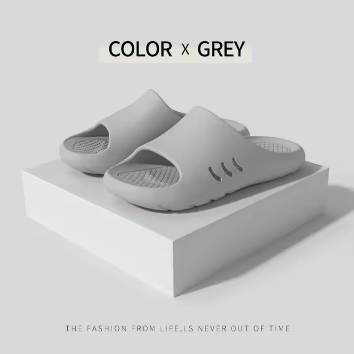 Zapatillas antideslizantes de verano para hombre, nuevas zapatillas de baño frescas para el hogar, interior, fondo suave, sandalias para parejas - 1