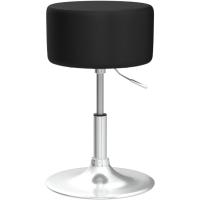 Taburetes de Maquillaje Redondos Pequeños Regulables en Altura, 54-69 cm, Taburetes Bar Bajo PU para Tocador, Dormitorio, Oficina en Casa y Salón - details 29