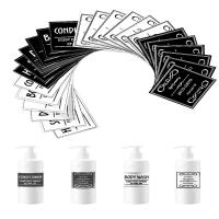 Etiquetas autoadhesivas de PVC para botellas recargables, marcadores impermeables de 6 piezas, etiquetas de clasificación para champú, loción y acondicionador - details 1