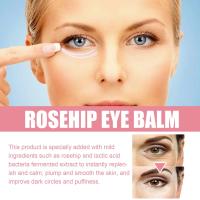 Crema para ojos de rosa mosqueta, bálsamo hidratante para levantar ojeras, bolsas para ojos, hinchazón, ácido hialurónico, crema para ojos antiarrugas - details 4