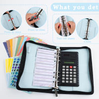 A6 Glitter Hand Zip Bag Loose Leaf Binder Notebook Inner Core Cover Note Book Planner Office Stationery Supplies - details 3