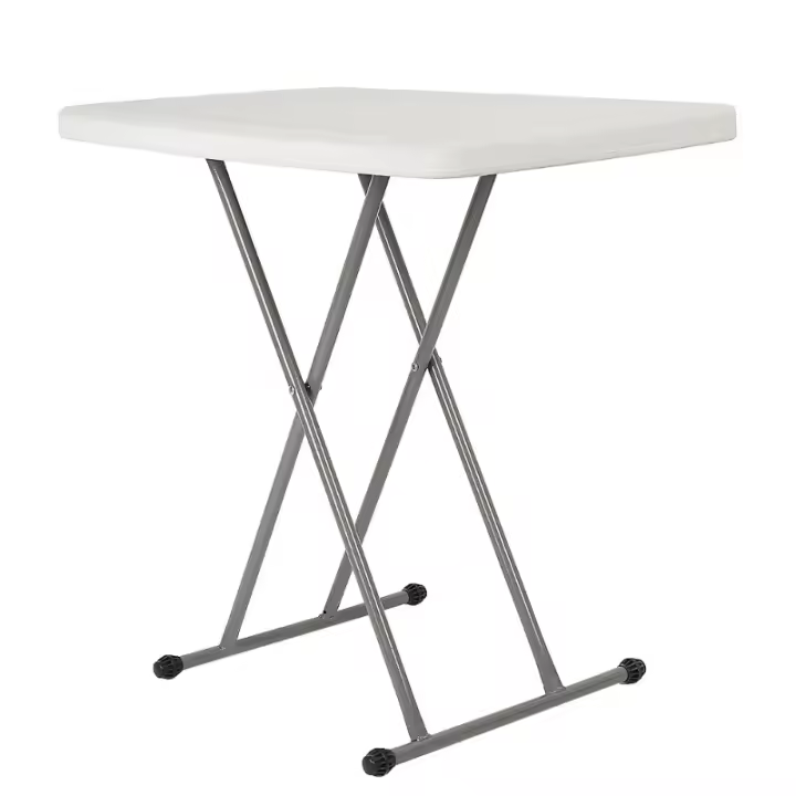 Mesa plegable mesa plegable mesa de plástico balcón mesa de camping mesa de fiesta 50x76cm - 1