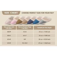 Zapatillas de espuma viscoelástica para mujer, pantuflas de Casa suaves y cálidas, antideslizantes para interiores y exteriores - details 0