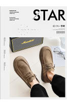 Mocasines, cordones elásticos, cómodos y versátiles, piel de cerdo transpirable, desodorante absorbente del sudor en el interior - details 5