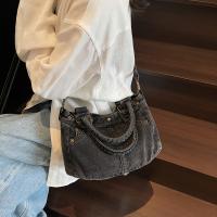 Bolso de Mano Vintage Bolso Cruzado Retro Jeans con Cierre Magnético, Correa Desmontable y Diseño de Cinturón Bolso de Almacenamiento Functional para Viajes, Trabajo, Uso Diario Bolso de Hombro Azul/Negro Duradero - details 9