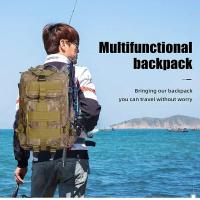 Mochila Táctica de 30L Diseño Camuflado para Hombres Sistema Molle para Acampar, Caza, Senderismo, Escalada Bolsas y Viajes al Aire Libre - details 0