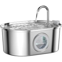 Grifo de Agua para Mascotas de Acero Inoxidable 3.2L/108oz Dispensador de Agua para Perros y Gatos - details 0