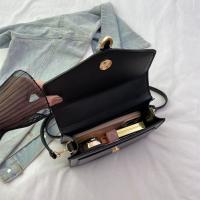 Bandolera mensajero de cuero de PU elegante, bolso bandolera de Color sólido, bolso de mano para mujer - details 10