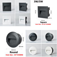 Lámpara de Pared LED de 3W Luz de Escalera Impermeable IP65 Brillo de 300 Lúmenes Material de Metal - details 0
