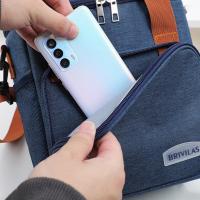 Bolsa de Almuerzo Cruzada de Doble Capa de Gran Capacidad Aislamiento Térmico Impermeable - details 6