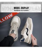 Zapatilla de Correr Transpirable para Hombres Primavera 2024 Zapatos Casuales de Moda con Plataforma - details 3