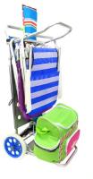 Carrito Plegable Multifuncional para Playa y Camping color azul - details 9