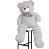 Oso de Peluche Gigante XXL Grande de Peluche de Animales de Peluche de Juguete para Niños y Novias (110 cm, Gris) - details 9