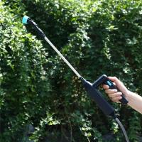 Pulverizador eléctrico, pulverizador a batería, pulverizador telescópico para césped y jardín, 2 boquillas y manguera de 5M, pulverizador de agua recargable - details 4
