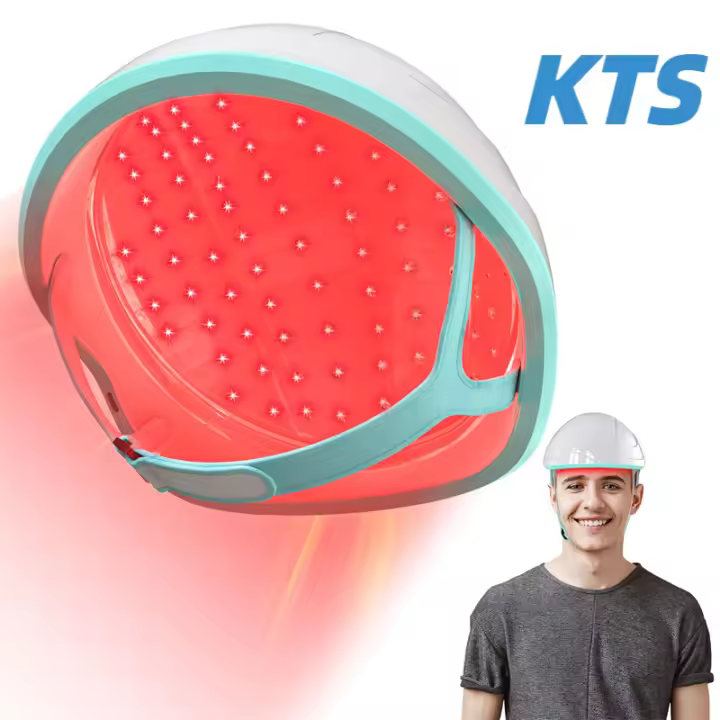 Casco de Crecimiento del Cabello Infrarrojo KTS Inalámbrico Recargable para Reparar Folículos Dañados y Promover el Crecimiento del Cabello - 1