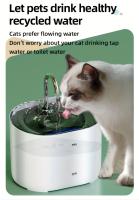 Fuente de agua para gatos de circulación automática, dispensador de agua para gatos con recarga USB, boquilla de acero inoxidable y Ultra, 2,2 L, 1 unidad - details 7