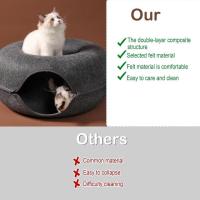 Cesta divertida para casa, cama para gato, túnel, Donut, nido para gato, suministros para mascotas - details 7