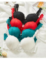 Nuevo conjunto de moda sexy con encaje bordado, cuello halter y lencería de dos piezas. - details 10