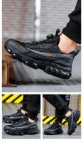 Zapatos de trabajo con botón giratorio para hombre, zapatillas de seguridad ANTIPERFORACIONES, zapatos de trabajo protectores con punta de acero - details 22
