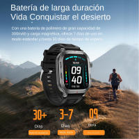 Reloj Inteligente Para Hombres Con llamadas Bluetooth, frecuencia cardíaca, respuesta de pasos - details 7